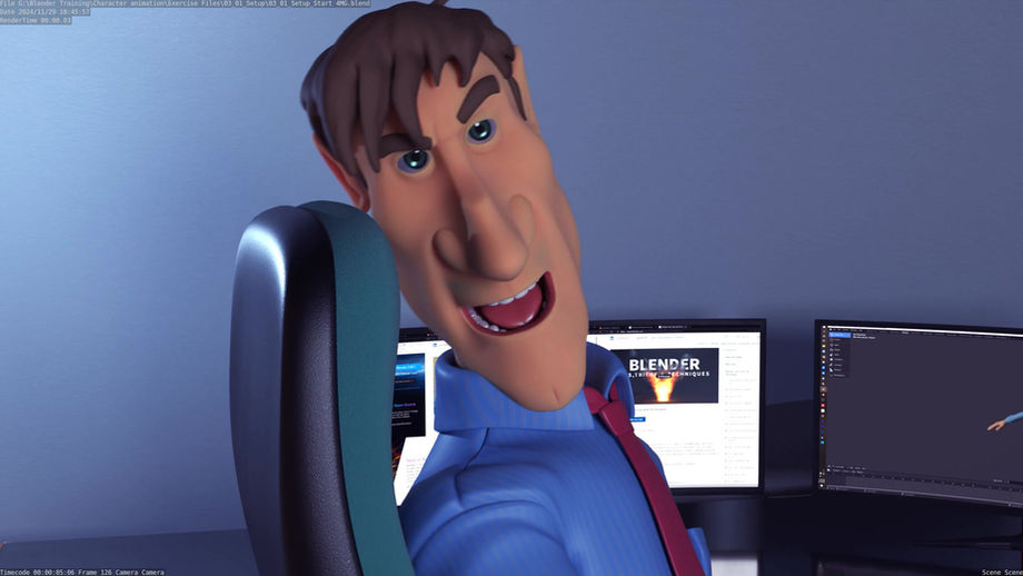 Blender Character Animation Test